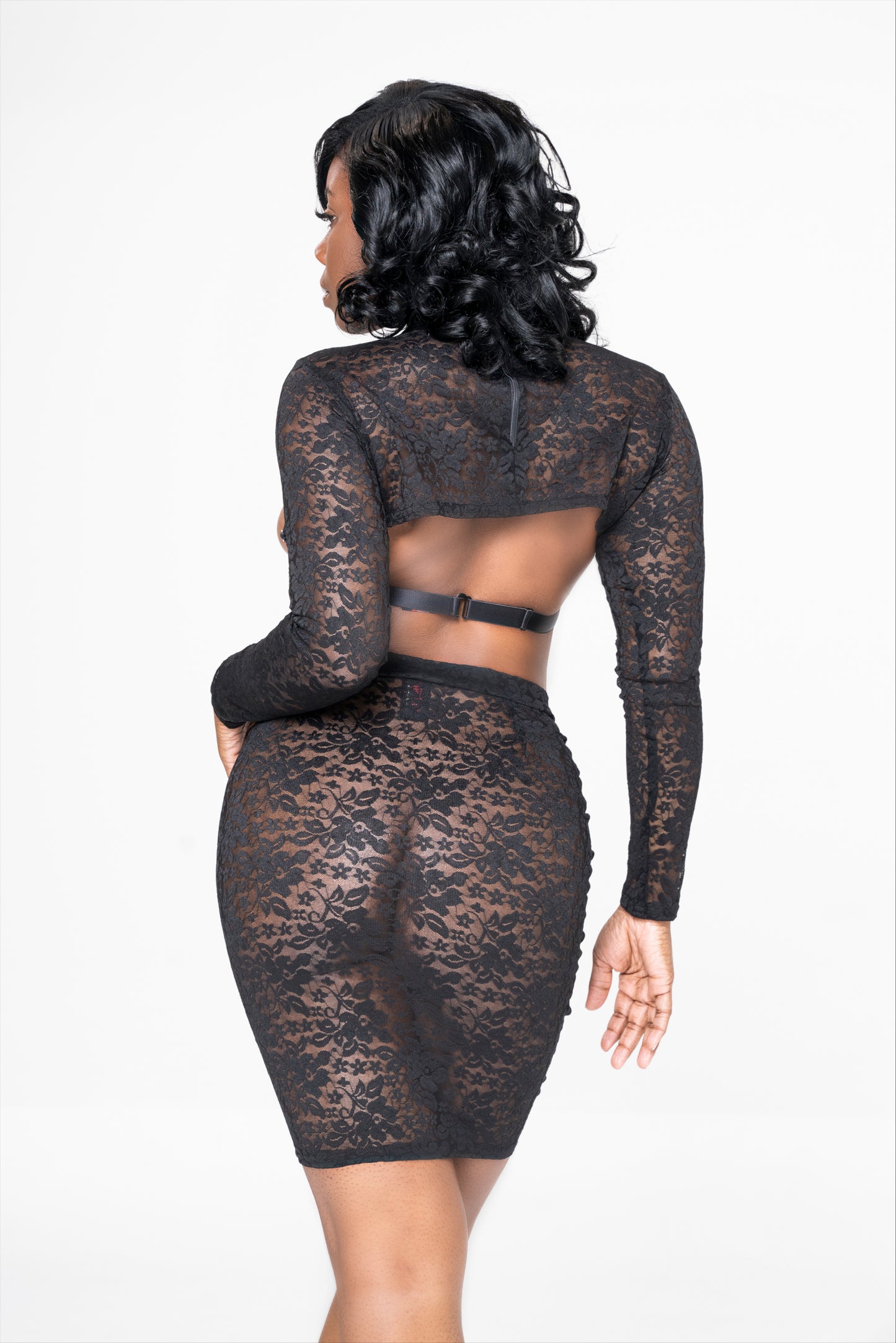 Erotica’s Rule Lace Pencil Skirt