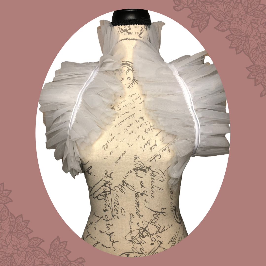 Erotic Queen Goddess Collar in White