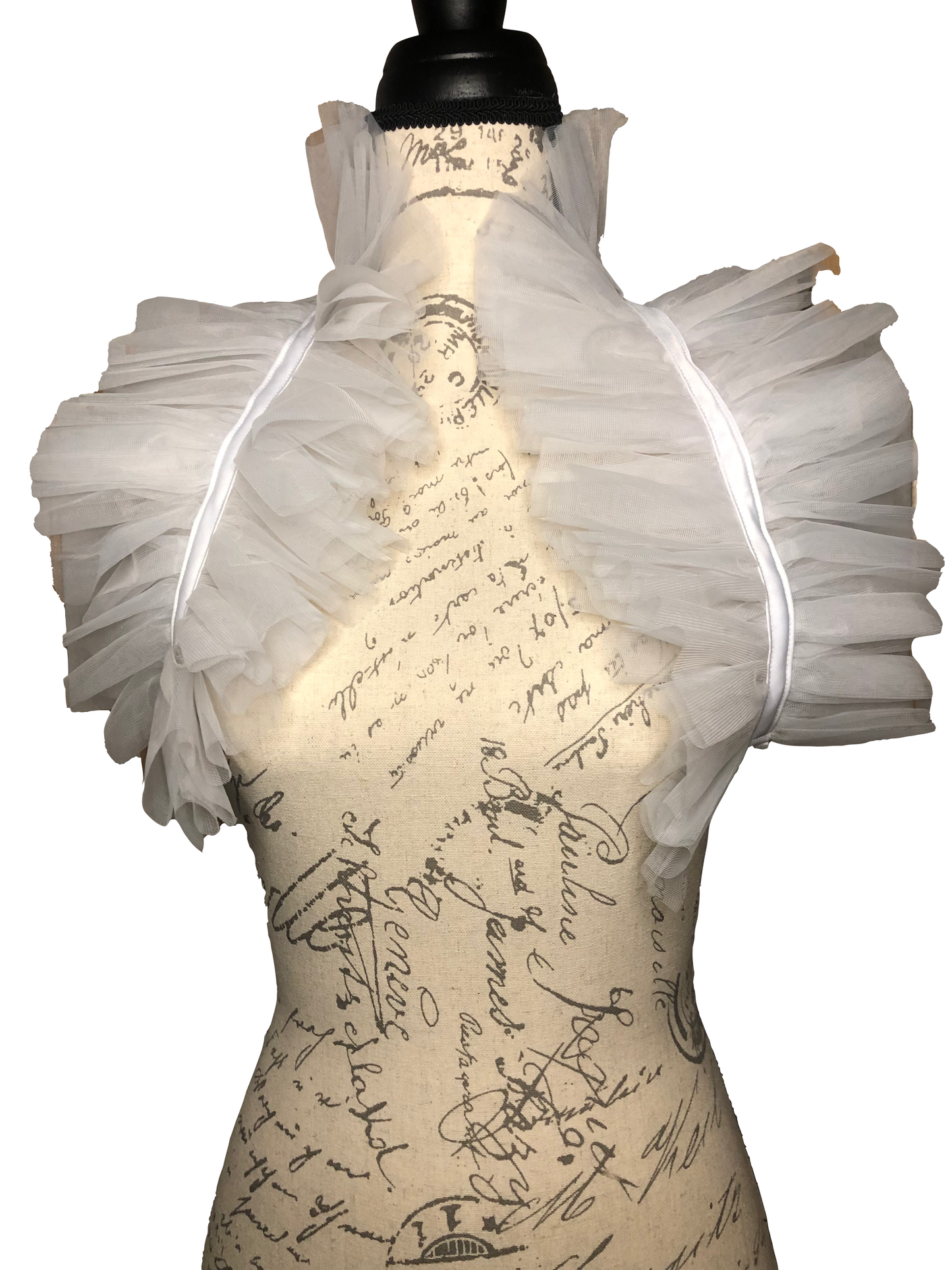 Erotic Queen Goddess Collar in White